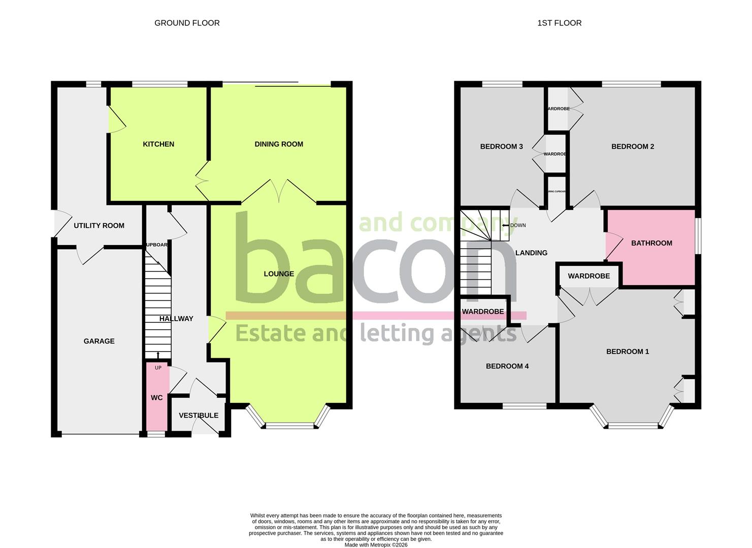 Floor Plan | House - Detached | Vicarage Fields, Worthing, BN13 | For Sale